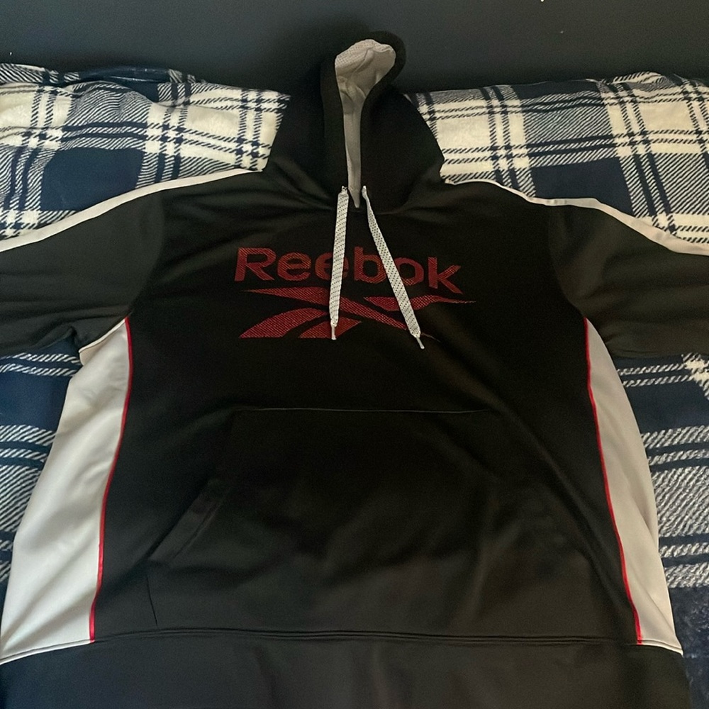 Black Reebok sweatshirt